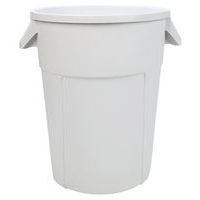 Conteneur rond agréé alimentaire 120 L Blanc - Image 3