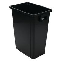 Collecteur tri sélectif sans couvercle noir 60 L - Image principale