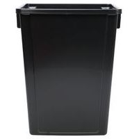Collecteur tri sélectif sans couvercle noir 60 L - Image 5