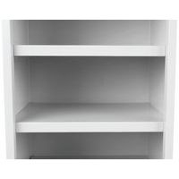 Colonne de rangement ouverte - 5 compartiments - Gris clair - Image 4