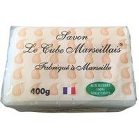 Lot de 12 Savon de Marseille blans de 400 g - Image principale