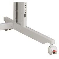 Table d'ordinateur polyvalente Twin plateau Hêtre / Gris clair - Image 2