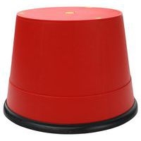 Marchepied mobile polypropylène - 1 marche Rouge - Image 4