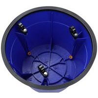 Marchepied mobile polypropylène - 1 marche Bleu - Image 6