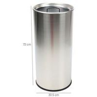 Cendrierà sable rond - 60L - Manutan - Inox 304 - Image 2