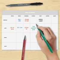 Blister 4 stylos gel Flex Grip rétractable assortis - Image 6