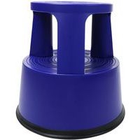 Marchepied mobile polypropylène - 2 marches Bleu - Image 2