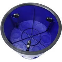 Marchepied mobile polypropylène - 2 marches Bleu - Image 5