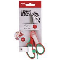 Ciseaux 13,5 cm ouverture auto rouge personnalisable - Image principale