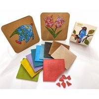 Assortiment 10 tuiles 8 x 8 cm de mosaïque à découper - Image 2