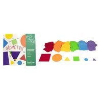 Assortiment 150 gommettes géométriques en feutrine - Image principale