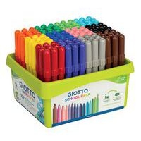 Schoolpack 108 feutres Omyacolor Giotto pointe extra large - Image principale