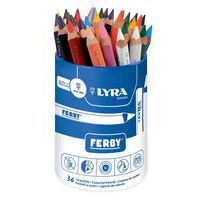 Pot 36 crayons couleur 12 cm Ferby lyra Ø mine 6,25 mm - Image principale