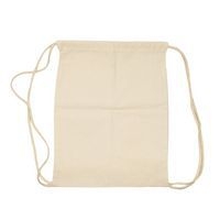 Sac à dos ficelle écru 100% coton 26 x 33 cm (lot de 10) - Image 2