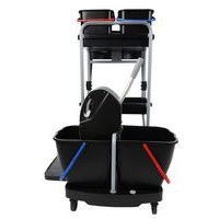 Chariot de nettoyage avec porte-sac - 4 seaux et 1 presse - Image 5