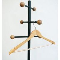 Lot de 25 cintres en bois avec barre de pantalon Hêtre - Image 2