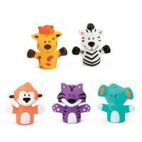 Lot 5 marionnettes à doigts savane - Image principale