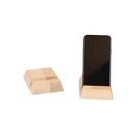 Support bois pour téléphone - 9,5 x 8 x 2,5 cm - Image principale