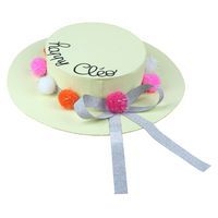 Chapeau canotier kraft à décorer - Image 6