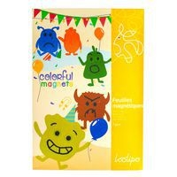 7 feuilles aimantées A4 couleurs assorties - Image 9