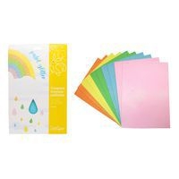 Pack mousse EVA pailletée PASTEL - 21 x 29,7 cm - 10 pcs - Image principale