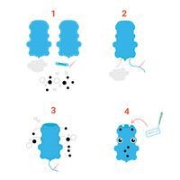 Mange soucis à coudre en feutrine croc'animals x3 - Image 3