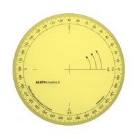 Rapporteur géométrique Ø 86 mm plastique incassable souple - Image principale
