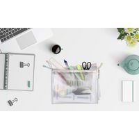 Lot de 6 pochettes zippées A4, coloris pastel assortis - Image 6