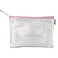 Lot de 6 pochettes zippées A4, coloris pastel assortis - Image 4