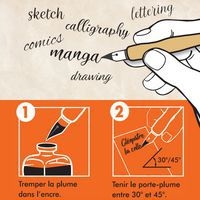 Set porte plume + 5 plumes - Image 5