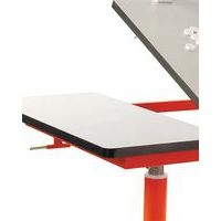 Tablette latérale fixe pour table Déméter - gris 9006 - Image 2