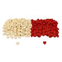 Assortiment 400 perles bois cœur - 2 coloris - Image principale
