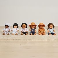 Lot 6 vêtements de travail poupon 38 cm - Image 2