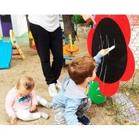 Lot de 5 fleurs ardoise géantes - Image 5