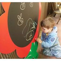 Lot de 5 fleurs ardoise géantes - Image 2