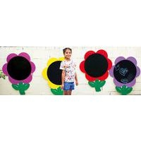 Lot de 5 fleurs ardoise géantes - Image 3