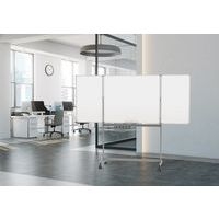 Tableau blanc tryptique mobile standard 100x150cm - Image 2