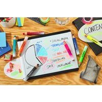 Etui 4 crayons marqueurs Markdry fluo - Image 2