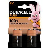 Lot de 2 Duracell Plus 100% 9V - 2 unités - Image principale