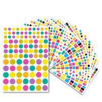 Lot de 4180 gommettes formes géométriques - Image principale