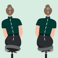 Tabouret siège oscillant avec roulettes Leitz - Image 9