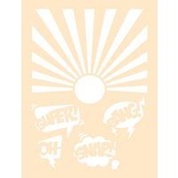 Lot 4 pochoirs manga - Image 2