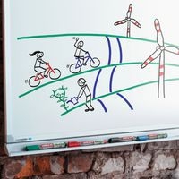 Marqueur tableaux blancs edding 29 biseauté - assorti - Image 2