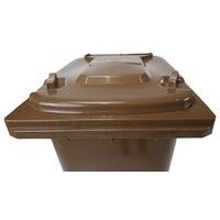 Poubelle Full Color - 240 L - Marron - Manutan - Image 7