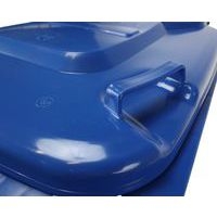 Poubelle Full Color - 240 L - Bleu - Manutan - Image 3