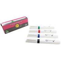 Boite 4 marqueurs effaçables à sec PICHON pointe biseautée - Image 2