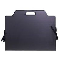 Pochette à dessin 50 cm x 35 cm en plastique ondulé noir - Image principale