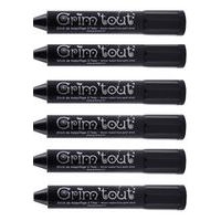 Crayon maquillage noir en stick (lot de 6) - Image principale