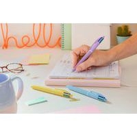 Stylo bille 4 couleurs pointe moyenne pastel - Image 3