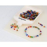 Boite de 500 g de perles rocaille givrées diamètre 3,8 mm - Image 3